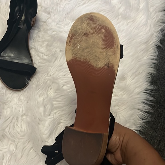 Steve Madden Suede tie up block heel - Picture 4 of 7